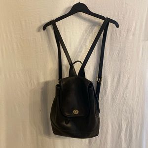 Vintage Coach black backpack!